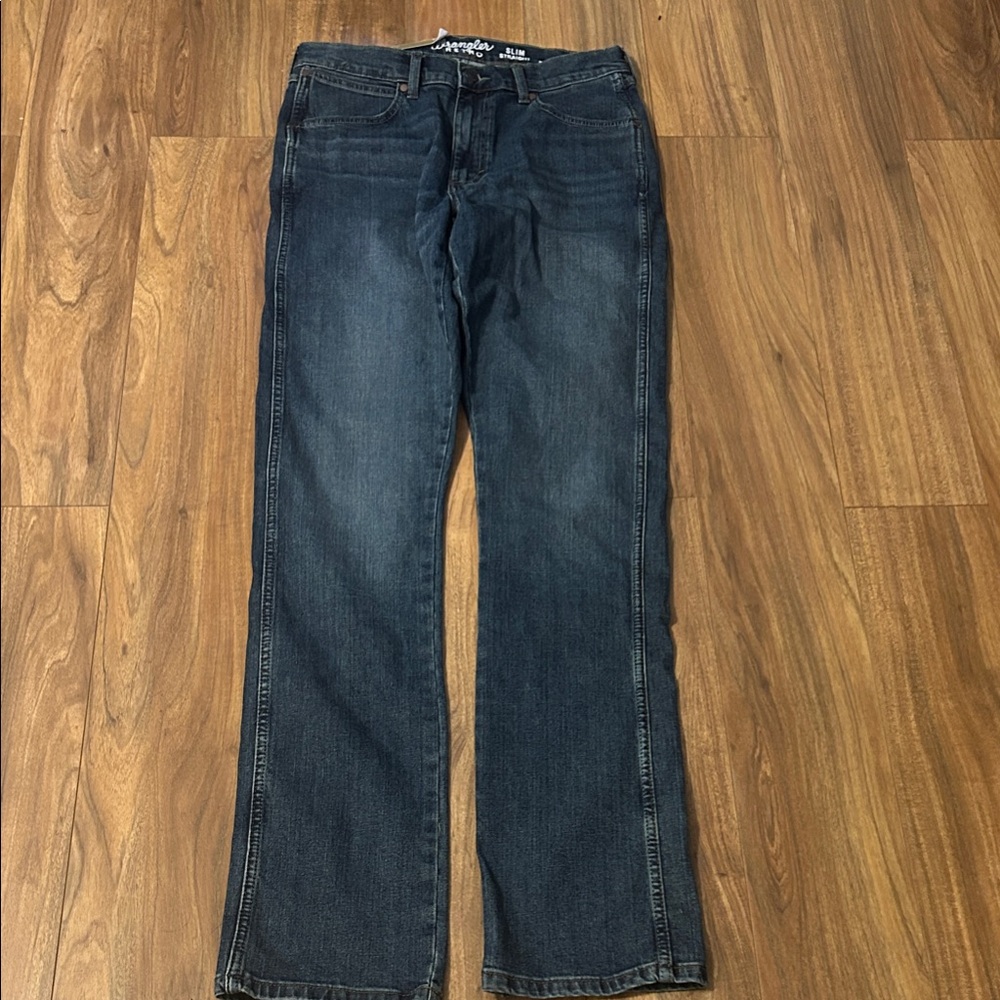 Dark Wash Bootcut Jeans for Men